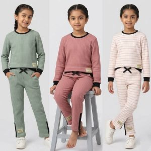 Kids 2-pieces ribbed set